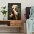 thumbnail image 5 of Thumbs Up Cartoon Dog Canvas Print, Funny Pet Lover Decor For Home Kitchen Cafe Hotel Office Wall Art, 5 of 8