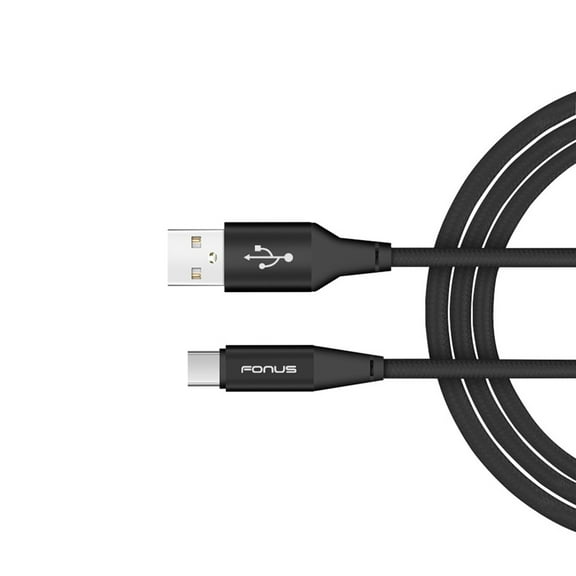 Type-C 6ft USB Cable for Galaxy S23 FE - Charger Cord Power Wire USB-C Long Braided Compatible With Samsung Galaxy S23 FE