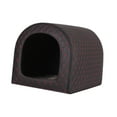 thumbnail image 2 of Casa para perros cálida, suministros para mascotas, nido para gatos resistente a la lluvia y resistente al desgaste para mascotas de 3-7kg, uso doméstico Negro, 2 of 8