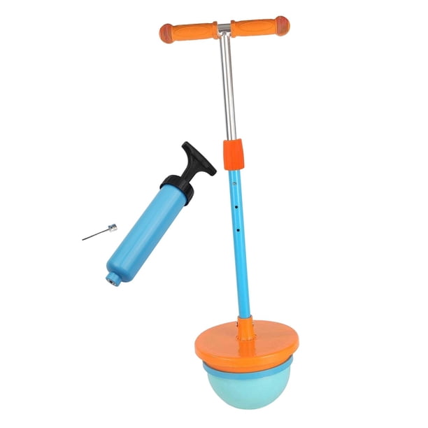Saltador Pogo para niños, altura ajustable, lindo ejercicio, antideslizante, con asa. Naranja