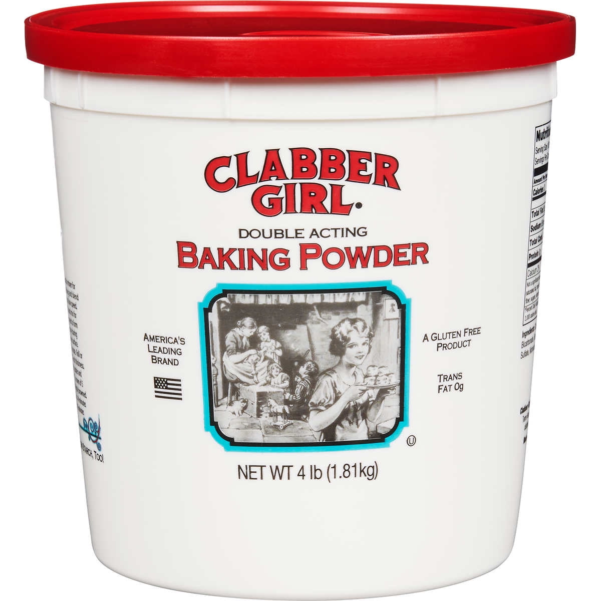 Clabber Girl Baking Powder, 4 lbs