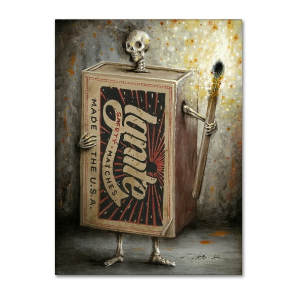 Trademark Fine Art 'Ignite the Dark' Canvas Art by Jason Limon