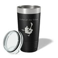 thumbnail image 2 of Lake of the Isles Map Tumbler Travel Mug Insulated Laser Engraved Coffee Cup Minneapolis Minnesota 20 oz Black, 2 of 5