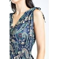 thumbnail image 4 of Vestido estampado de paisley Roman Fashion Juvenil 8802X-11 Azul marino CH, 4 of 4