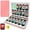 Pink, variant on ZRZLMVP Switch Game Case Holder for Nintendo Switch/OLED/Lite Game Card, Switch Game Holder with 24 Game Slots & 24 Micro SD Card Slots, Switch Game Card Case Compact Switch Cartridge Case  - Pink