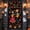 B, variant on Halloween And Day Of The Dead Door Cover Decoration Polyester Fabric 35 X 71 Inches Full Size 1 Count