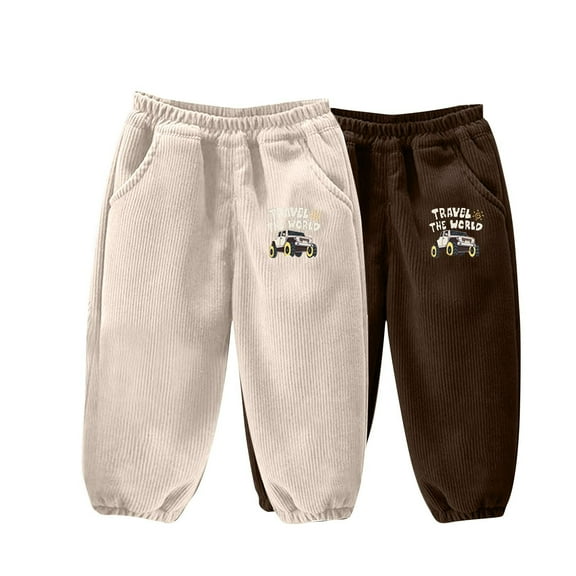 Nrmvnmi Toddler and Baby Joggers Pants - Baby Pants are Made by 100% Cotton Elastic Waist and Ankles Baby Sweatpants Joggers