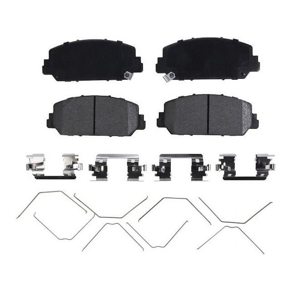 Front Brake Pad Set - Compatible with 2016 - 2017 Honda Accord