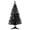 Black, variant on Mayhihi 4FT Silver Tinsel Artificial Christmas Tree with Lights, Indoor & Outdoor Christmas Tree with 50 Warm White Lights, Xmas Pine Tree for Home Office Party Decor