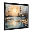 thumbnail image 2 of Designart "Tranquility in the Grey Springtime Forest II" Food & Beverage Framed Wall Art Decor - Traditional Grey Fruits Bedroom Framed Canvas Wall Art, 2 of 6