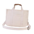 thumbnail image 2 of Bolso de Mano Jinwen para Mujer Lona Blanco, 2 of 8