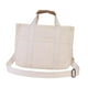 thumbnail image 2 of Bolso de mano de lona para mujer, bolso de hombro con asa para citas, regalos del Día de San Valentín, bolso multifunción para viaje y playa, bolso de blanco Salvador Bolso de mujer, 2 of 10