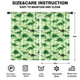 thumbnail image 2 of Blackout Kids Curtains,Green Cartoon Dinosaurs Camouflage Pattern Childrens Insulated Curtains Set Of 2,Bedroom Essentials,Toddler Room Decor 52"x84", 2 of 5