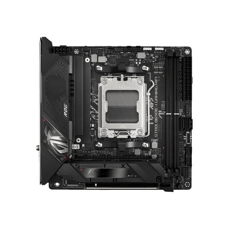 UPC: 0195553957885 | ASUS ROG STRIX B650E-I GAMING WIFI 6E Socket AM5 (LGA 1718) Ryzen 7000 Mini-ITX Gaming Motherboard (PCIe 5.0  DDR5  10 + 2 Power Stages  two M.2 slots  USB 3.2 Gen 2×2 Type-C rear I/O port  Onboard Wi