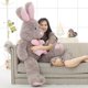 thumbnail image 2 of 100cm American Large Rabbit Plush Doll Soft Toy for Valentine's Day Gifts Multicolour, 2 of 5