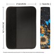 thumbnail image 6 of Chririnla Car Seat Belt Pads Magic Tape Seat Belt Shoulder Pad Polyester Soft, Suitable for SUV Truck, Butterfly Sunflowers Pattern, 6 of 8