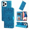thumbnail image 1 of Funda tipo cartera GANGXUN para iPhone 14 Pro Max , diseño girasol, cuero PU, soporte, cierre magnético, tarjetero, 1 of 5
