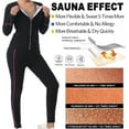 thumbnail image 5 of Sauna Suit for Women Weight Loss, 4 in 1 Slimming Shapewear Sauna Jacket Pants Workout Sweat Suits with Zipper, 5 of 13