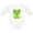 AA-White, variant on Inktastic Cute Frog, Green Frog, Frog Princess, Crown Girls Long Sleeve Baby Bodysuit