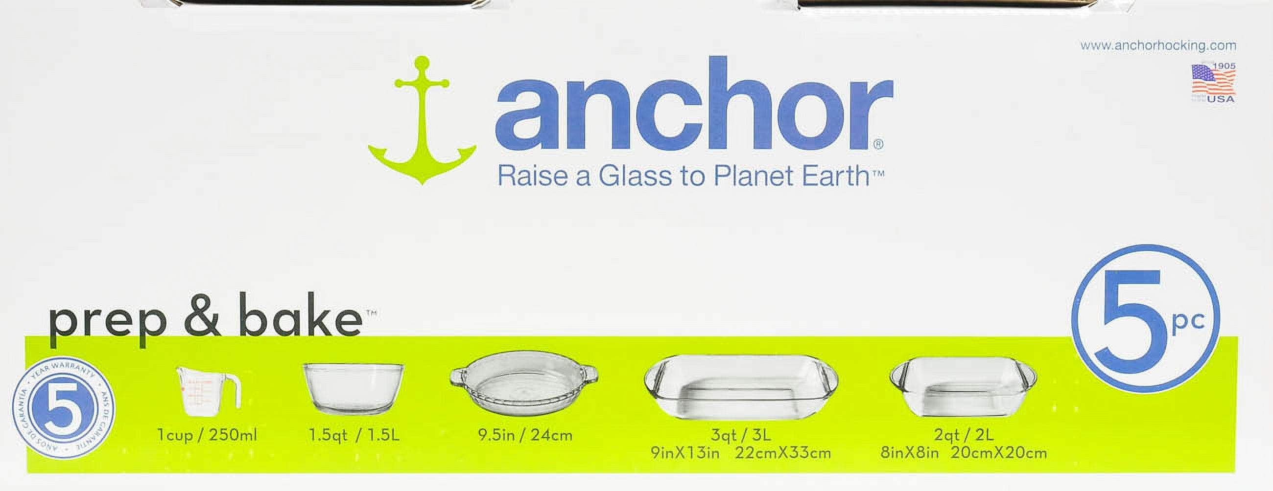 Anchor Hocking Basic Bakeware Set, 5 Piece - image 4 of 5