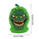 thumbnail image 3 of Halloween Decoración Adornos verdes con personalidad de Halloween, decoraciones de diseño de ambiente divertido a la moda para escritorio(Buy 2 save 10%), 3 of 6