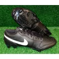 thumbnail image 1 of N I-K-E A i r-Jor-dan 1 Low TD Football Cleats Black White FJ6245 10.5 11 11.5 12 12.5, 1 of 5