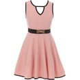 thumbnail image 2 of Little Girls Beautiful 2 Pieces Set Jacket Dress Christmas Holiday Flower Girl Dress Rose 4 (2J1K0S5), 2 of 3