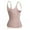 Beige, variant on Lilvigor Women Waist Trainer Corset Tummy Control Zipper Vest Workout Body Shaper Cincher Tank Top with Straps
