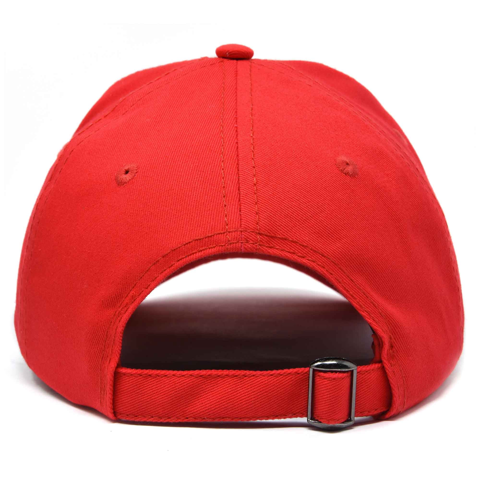DALIX Father Son Pilot and Wingman Matching Hat Set Embroidered Baseball Cap in Red