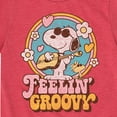 thumbnail image 3 of Peanuts - Feelin Groovy Snoopy And Woodstock - Toddler And Youth Short Sleeve Graphic T-Shirt, 3 of 6