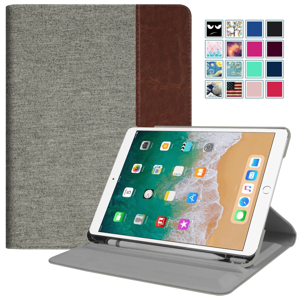 iPad Air 3 Case 2019 Genuine Leather 10.5 inch Cover with Pencil Holder and Best Multi-Angle Stand for 3rd Generation Apple Air