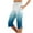 Blue, variant on Yubnlvae Women's Leggings - Petite Knee Length Yoga Pants with Pockets Blue L