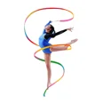 thumbnail image 4 of 4M Colorful Gymnastics Ribbon Dance Ribbons Rhythmic Art Gymnastics Ballet Streamer Twirling Rod Stick for Gym Training Professional,SET OF 10 PCS OF DIFFERENT COLORS, 4 of 5