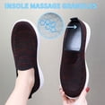 thumbnail image 4 of CHICVOMEY Women's Slip-On Walking Shoes Breathable Mesh Sneakers with Non-Slip Cushioned Sole for Travel Work Running Women's Athletic Shoes, 4 of 7