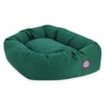thumbnail image 2 of Majestic Pet Poly/Cotton Bagel Pet Bed for Dogs, Calming Dog Bed Washable, Medium, Green, 2 of 6
