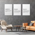 thumbnail image 4 of Motivational Canvas Wall Art Mindset Ambition Success Wall Art Set of 3 Office Decor - Inspirational Quotes Wall Art Decor for Office, Boss Office Wall Picture Cool Guys Room Decor 12"x16", 4 of 6
