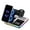 White, variant on Phone Accessories - 3-in-1 Foldable Wireless Charger Wireless Charger Digital Display Clock Alarm Clock RGB Light For Mobile Phone 15W Fast Charging For Watch Earphones