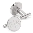 thumbnail image 2 of Divided Modern Monogram Engravable Cufflinks, 2 of 4