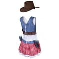 thumbnail image 2 of Boo! Inc. Country Cowgirl Halloween Costume for Women | Sexy Wild West Dress Up Outfit, 2 of 6
