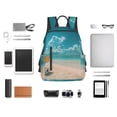 thumbnail image 4 of Balery Shopping Cart On Tropical Beach Mochila ligera para hombre y mujer: duradera e impermeable, ideal para la escuela, el trabajo, viajes y uso diario., 4 of 7