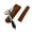 Brown, variant on THLKIF Portable Settlers Tool Manual Wood Drill Peg Multitool, Hand Hole Maker Gear Equipment for Camping Bushcrafting, Outdoor Backpacking Survival DIY Woodworking Hole Puncher ﻿