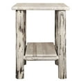 thumbnail image 2 of Montana Collection Nightstand with Shelf, Clear Lacquer Finish, 2 of 3