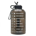 thumbnail image 1 of 3.78L Large Water Bottle Hydration With Motivational Time Marker Reminder, 1 of 1
