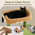 thumbnail image 5 of PAWZ Road Cat Tree 56" Sisal Scratching Posts Tower with Large Perch Hammock for All Indoor Cats,Green, 5 of 16