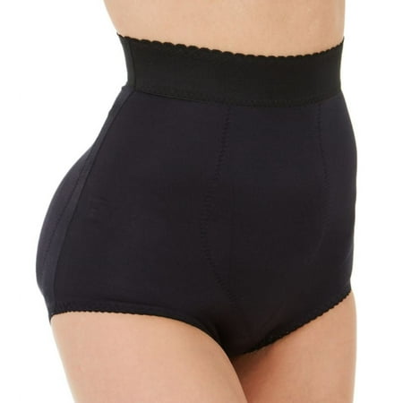 Women s Rago 915 High Waist Padded Shaping Panty (Black XL)