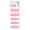 Pink, variant on Window Privacy Film, Turquoise Farmhouse Striped Sun Blocking Window Tint Film Heat Control One Way Blackout Window Film, Modern Geometric Lines Simple Stripes Non Adhesive Static Cling 29.5x78.7 In