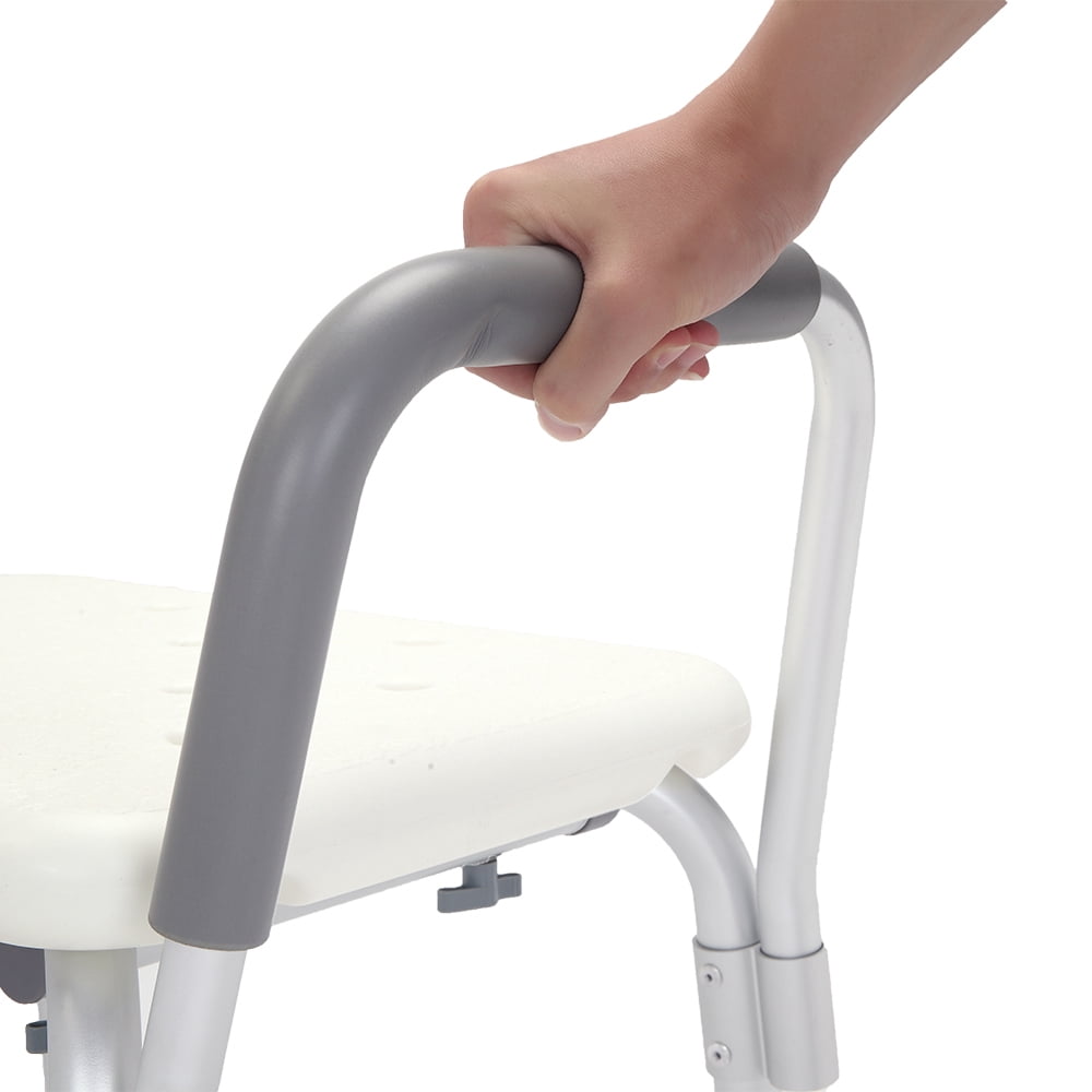 Zimtown Shower Chair with Arms, Heavy Duty Shower Seat Shower Stool for Handicap Elderly