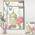 thumbnail image 2 of Vintage Floral Birdcage I - Traditional Framed Canvas, 2 of 3