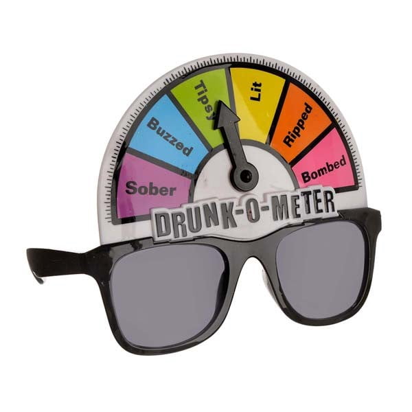drunk o meter funshades sunglasses 1pc uv 400 walmart com walmart com
