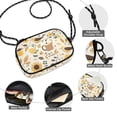 thumbnail image 3 of FORMRS Mini Crossbody Bag for Women Adjustable Rope Shoulder Casual Phone Purse, Beige Birds Floral, 3 of 7